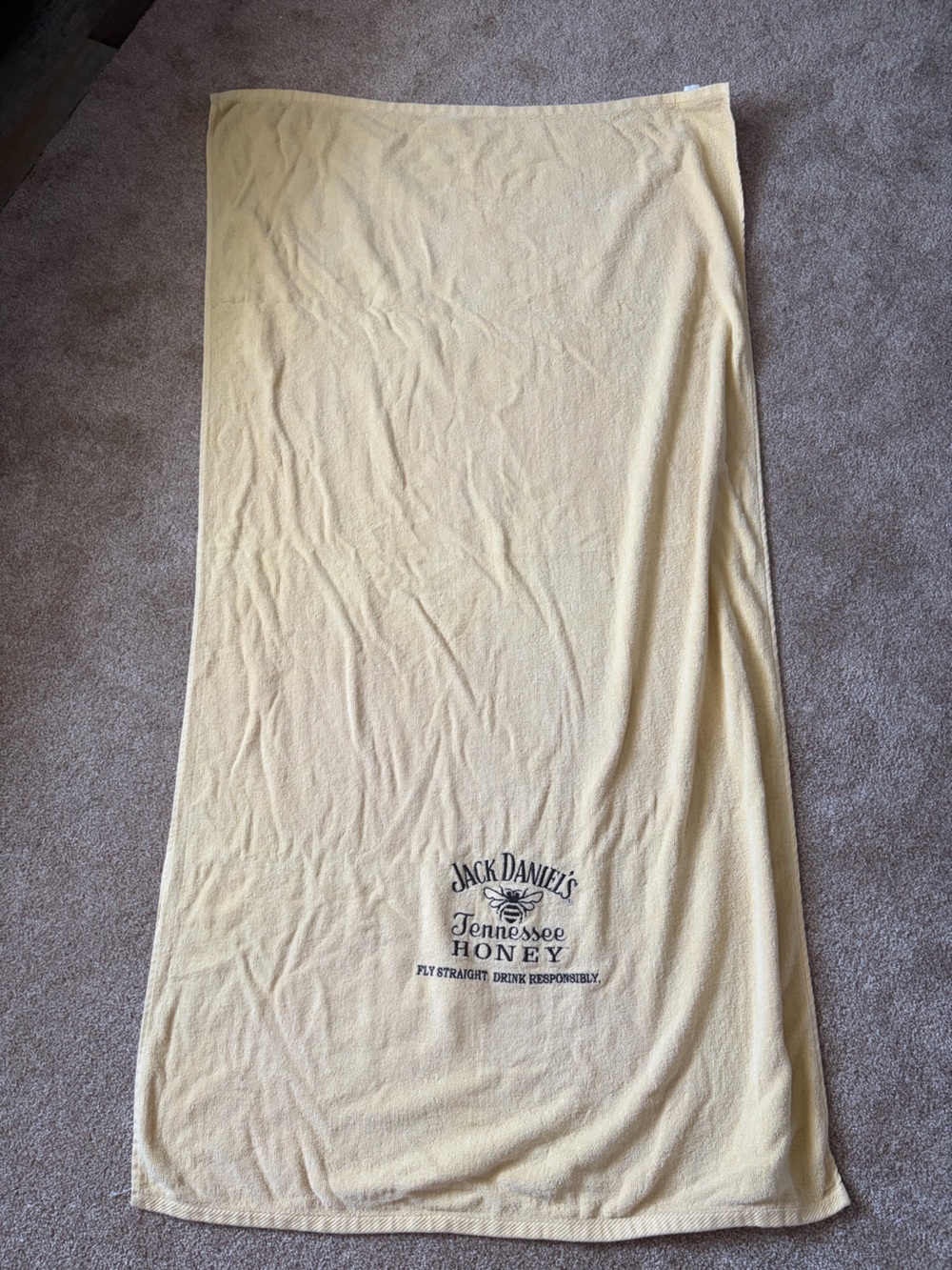 Jack Daniel's beach towel